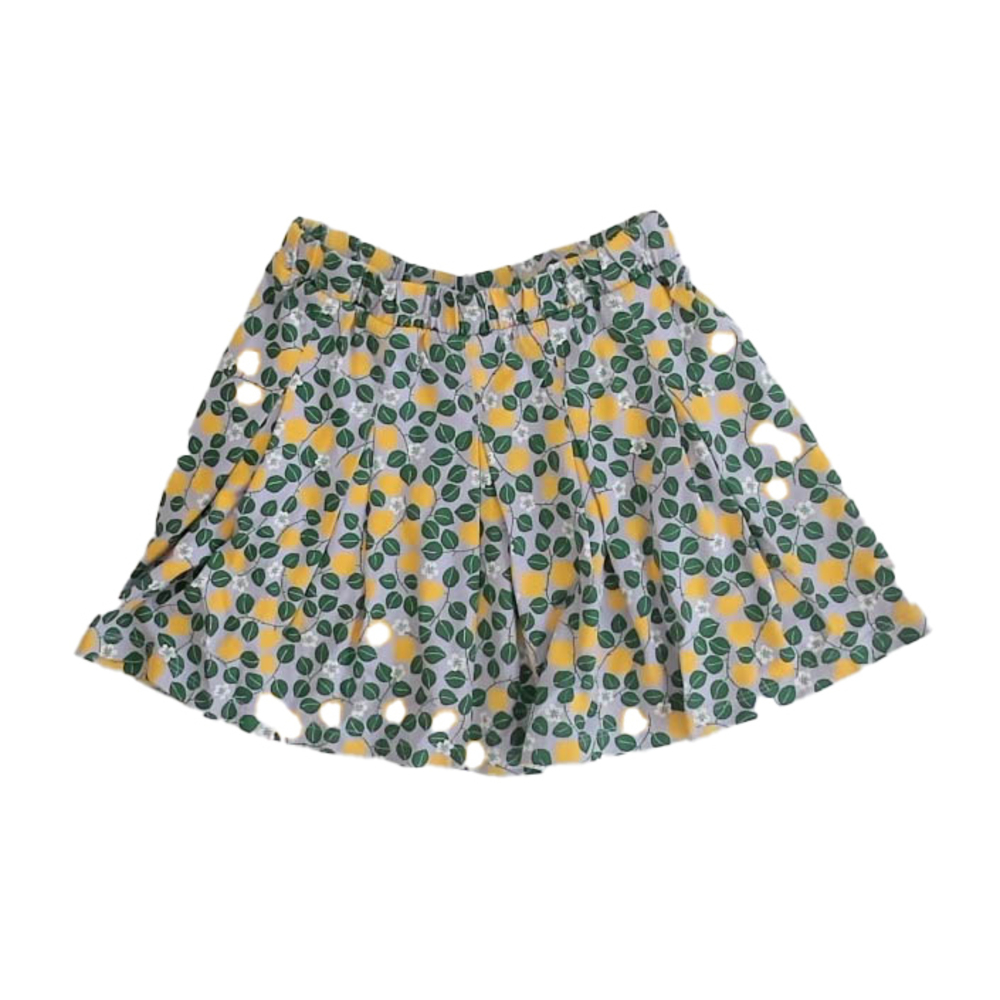 Tea Collection Girls Blue Lemons Skirt size: 5T